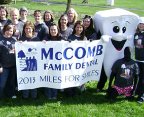 McComb Family Dental miles for smiles